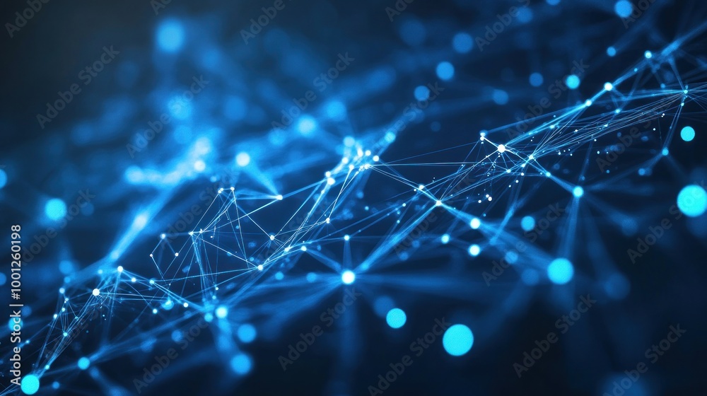 Abstract Blue Network Abstract Blue Network