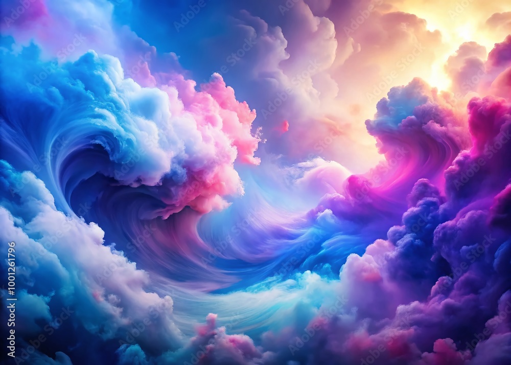 Vibrant abstract gradient background with swirling clouds of blue, purple, and pink hues, evoking a sense of freedom, Vibrant abstract gradient background with swirling clouds of blue, purple, and pink hues, evoking a sense of freedom,