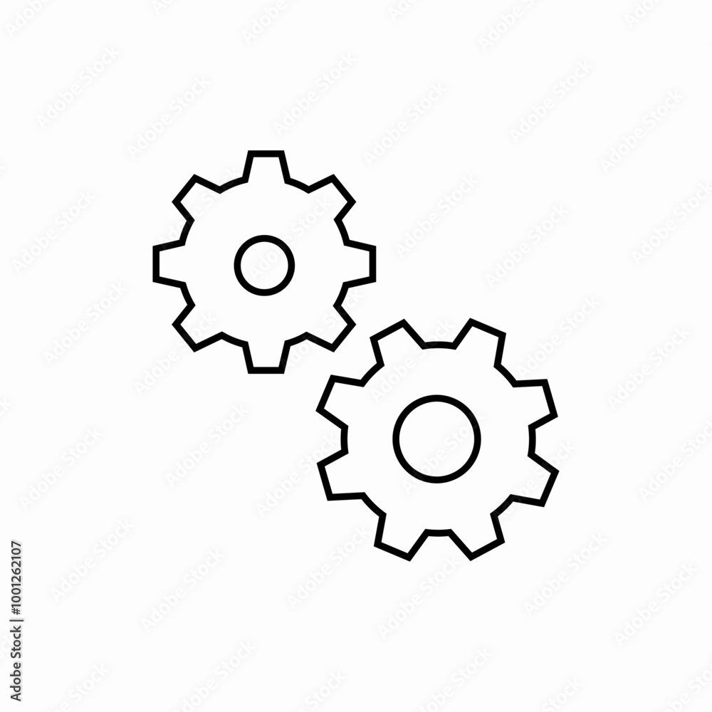 settings and privacy icon sign vector settings and privacy icon sign vector