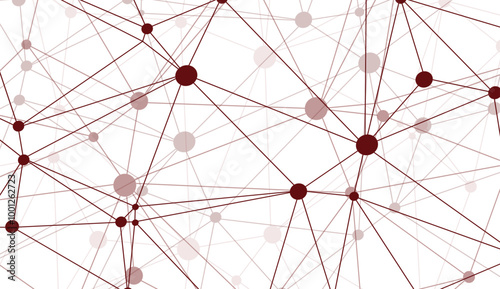 Modern technology background with red dots