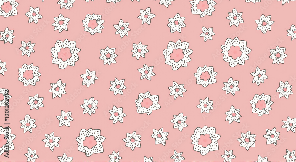 seamless pattern with hearts
