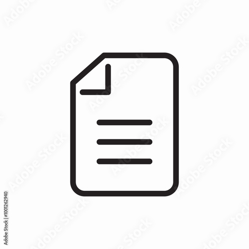 document file file tex icon sign vector