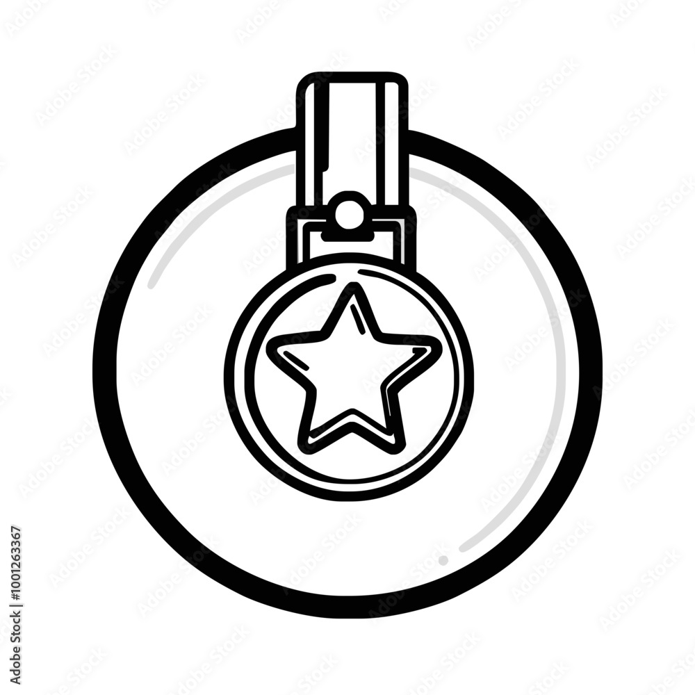 Medal Icon with Star in a Circle
Medal Icon with Star in a Circle