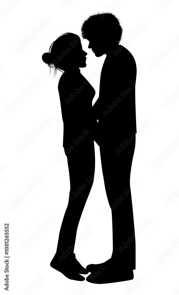 Cute Couple Silhouette
