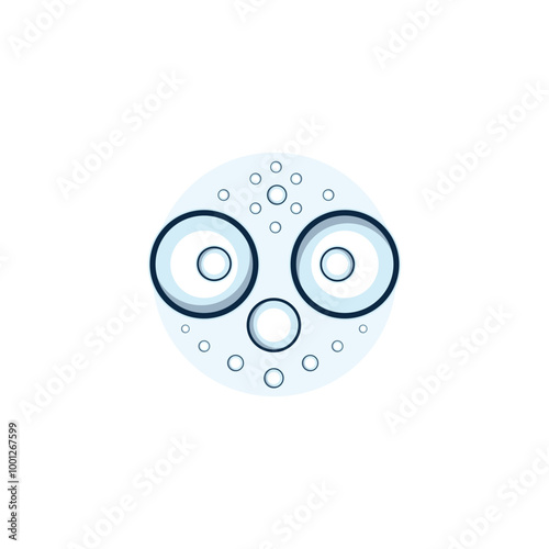 bubble logo icon vector template