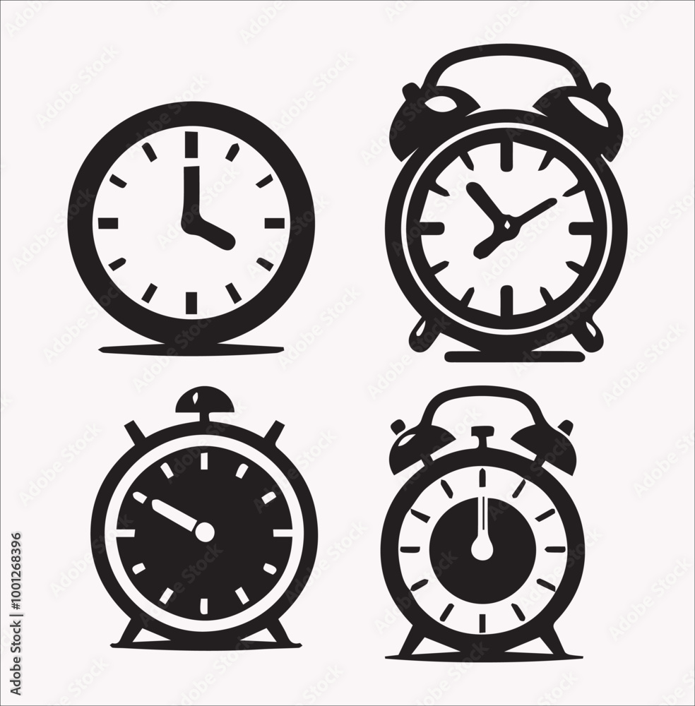 stopwatch vector silhouette on a white background stopwatch vector silhouette on a white background