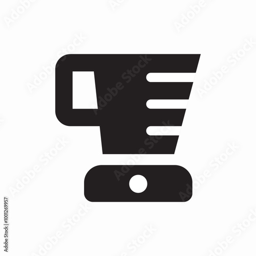 blender kitchen smoothies icon sign vector