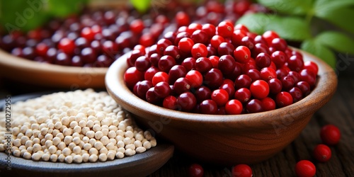 bowl of red currants