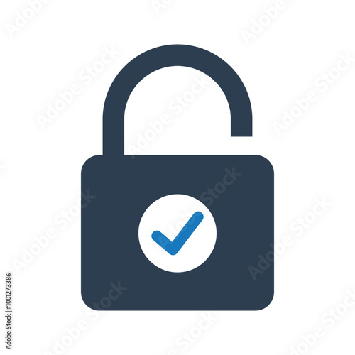 Lock check icon