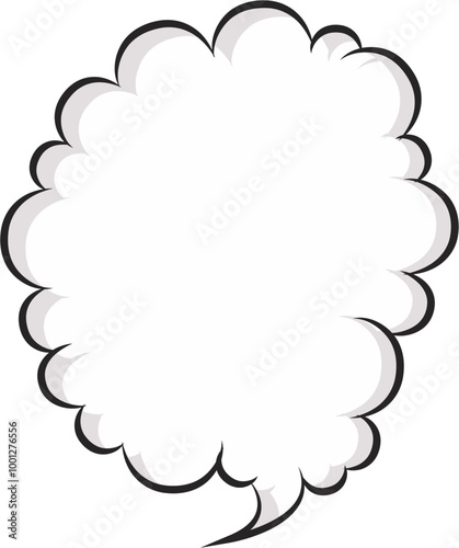 Blank Comic Conversation Bubbles
