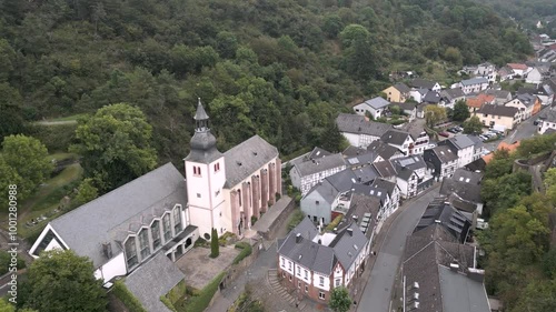 Heimbach village Eifel National park Germany photo