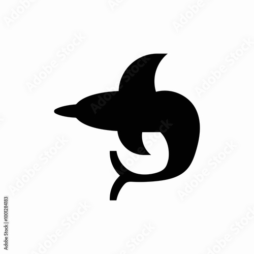 animal dolphin icon sign vector