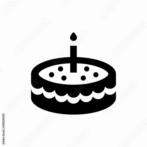 cake icon sign vector