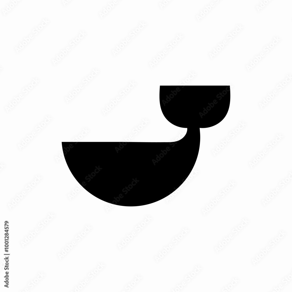 mammal animal ocean icon sign vector mammal animal ocean icon sign vector