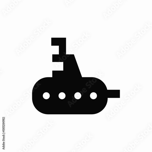 submarine ocean icon sign vector