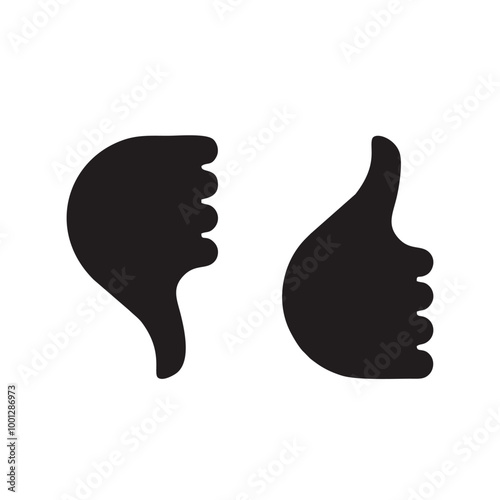 abstract hands vector symbol