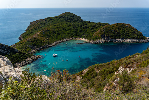 Porto Timoni, Kerkyra, Greece.