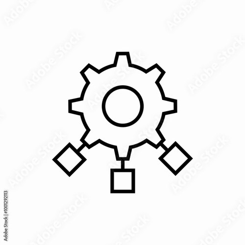 algorithm symbol icon sign vector