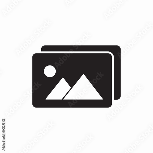 picture file icon sign vector