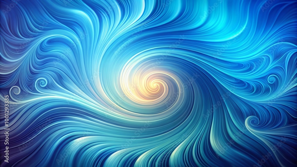Vibrant gradient blue background with subtle texture and intricate, swirling patterns, evoking a sense of calmness and