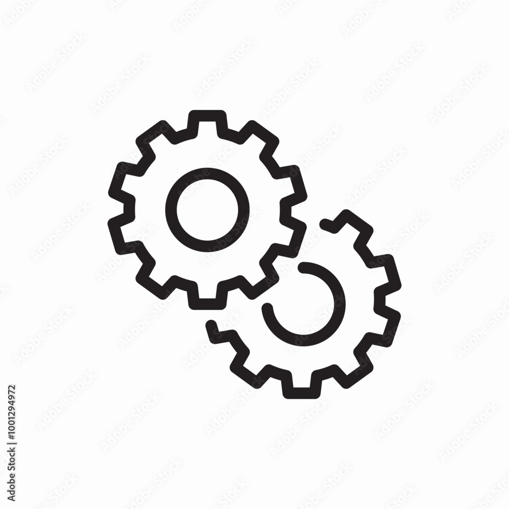 setting generic control panel icon sign vector setting generic control panel icon sign vector