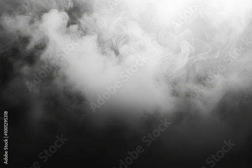 Black and white background with a smoke effect