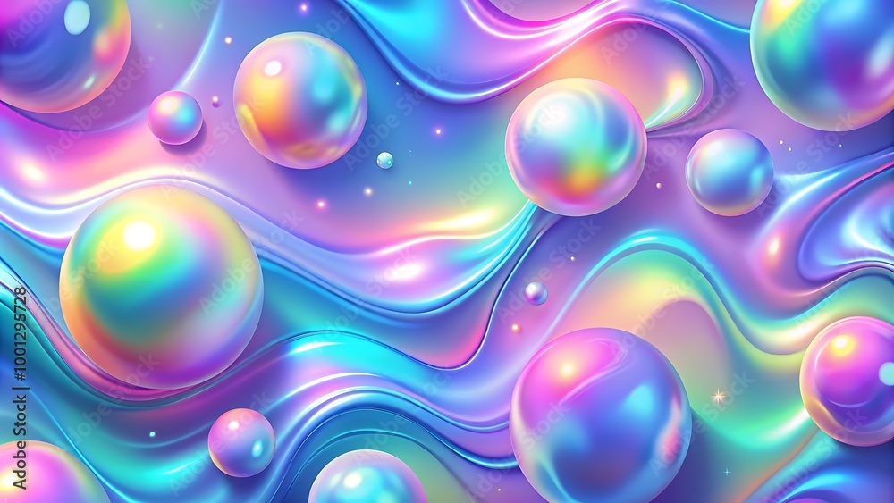 abstract holographic colorful background