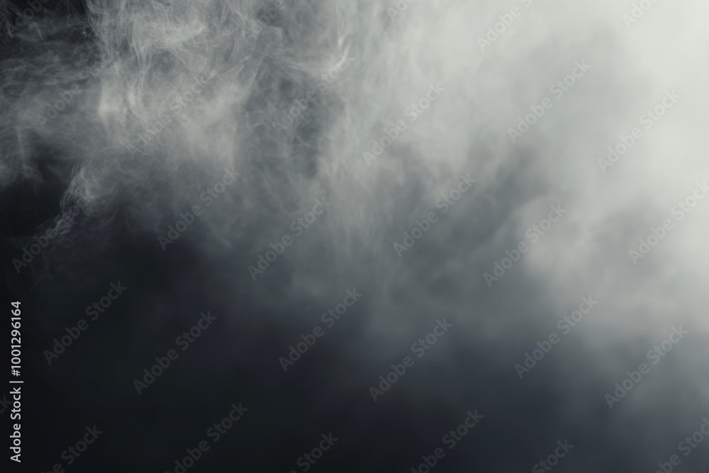Fototapeta premium Black and white background with a smoke effect
