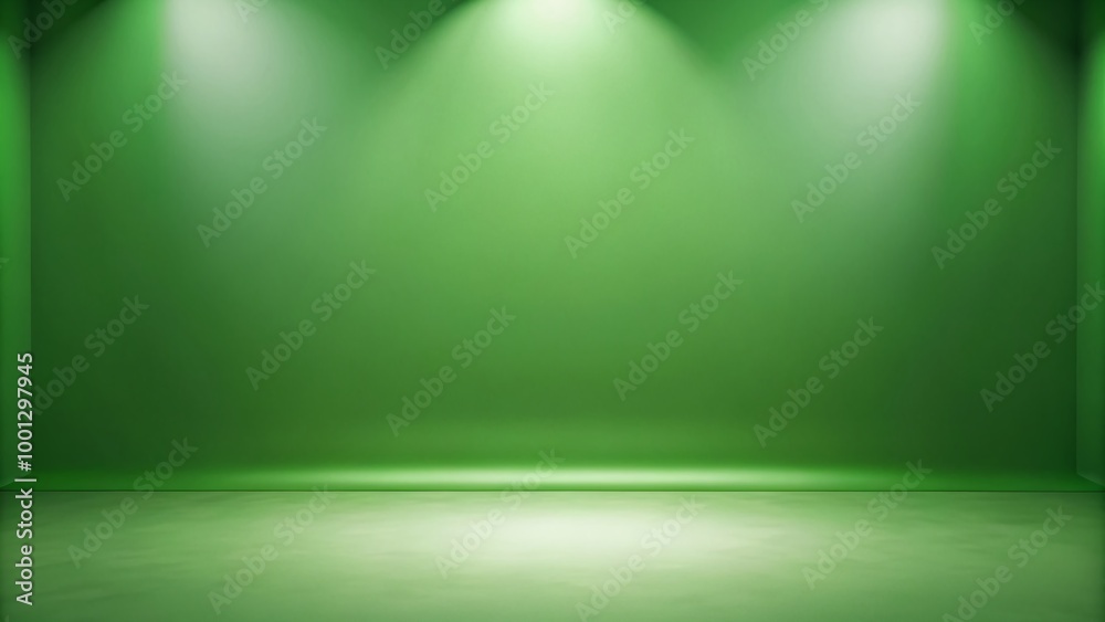 Vibrant green studio background with subtle gradient and soft, diffused lighting, perfect for showcasing products, Vibrant green studio background with subtle gradient and soft, diffused lighting, perfect for showcasing products,