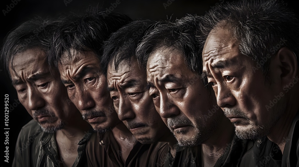 Weathered Faces of Wisdom and Life Experience Weathered Faces of Wisdom and Life Experience