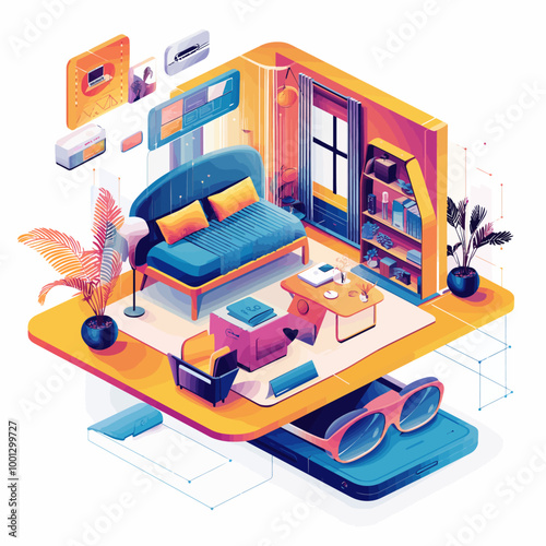 Isometric Augmented Reality Shopping App