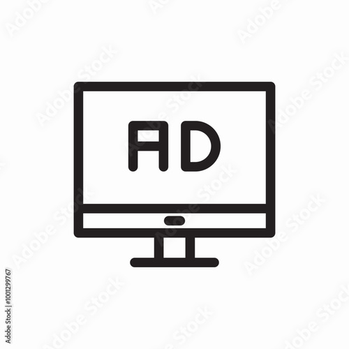 advertising phone icon sign vector