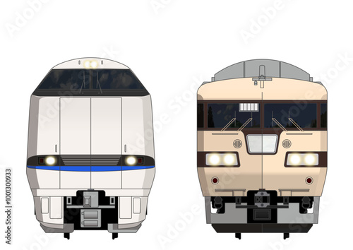 京都の列車No.2_681系 / 117系_Japanese Railroad Cars in "Kyoto"