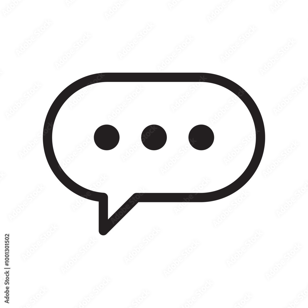 Chat icon. Talk speech bubble icon. Dialogue balloon icon. Chat icon. Talk speech bubble icon. Dialogue balloon icon.