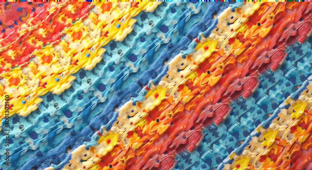 Obraz premium colorful fabric texture