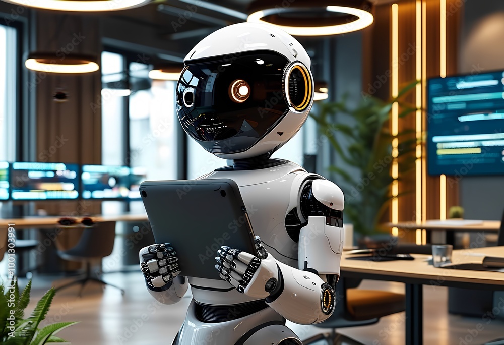 Fototapeta premium robot teaching