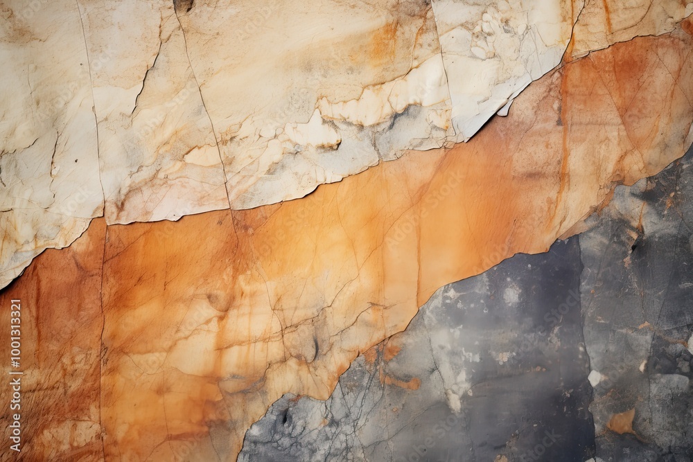 Fototapeta premium Paper like background, where hand - made paper meets natural dye and sumi ink.