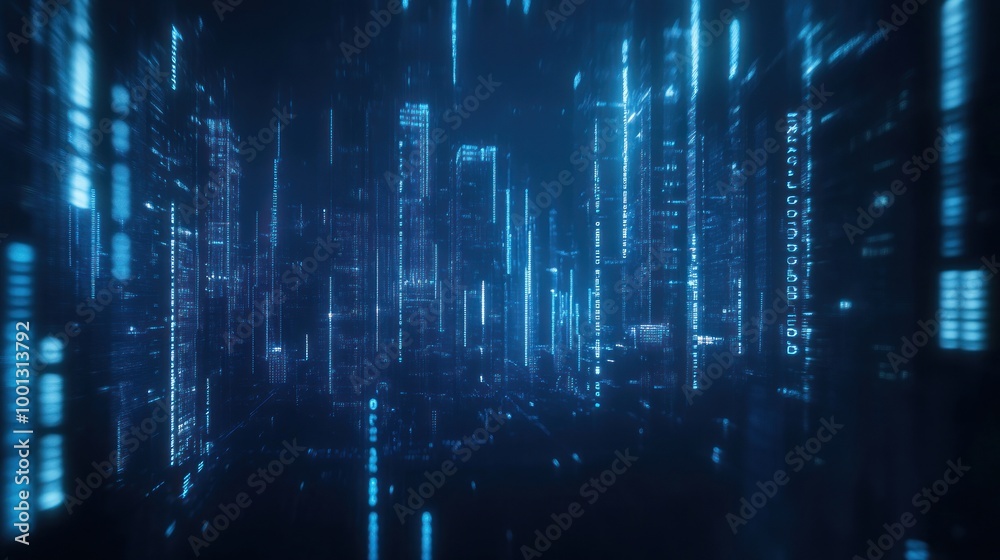 Digital Cityscape - Futuristic Architecture and Technology Digital Cityscape - Futuristic Architecture and Technology