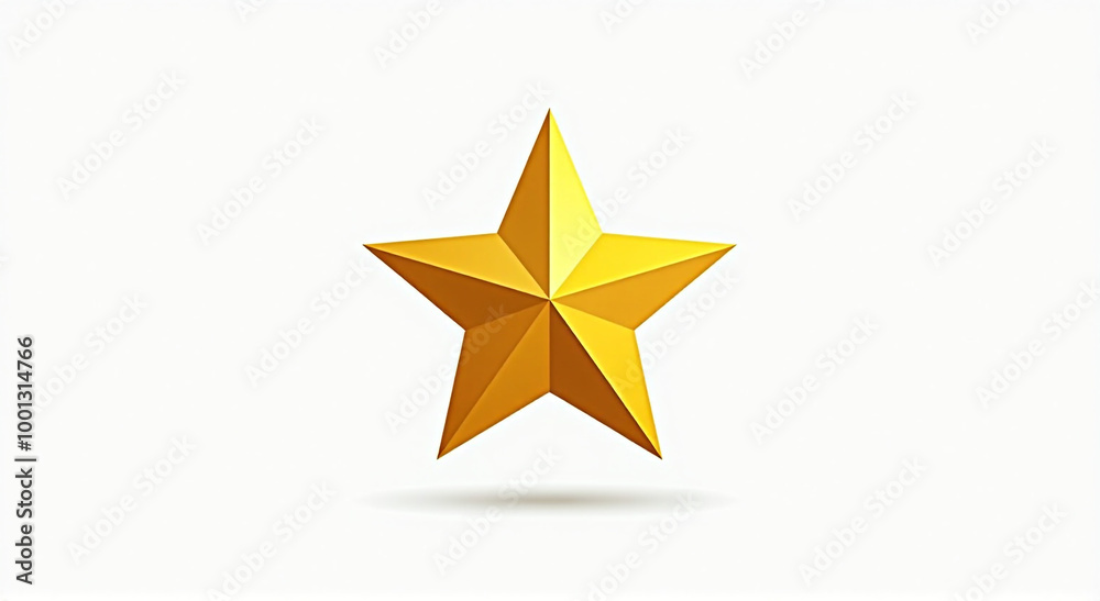 Obraz premium golden star icon