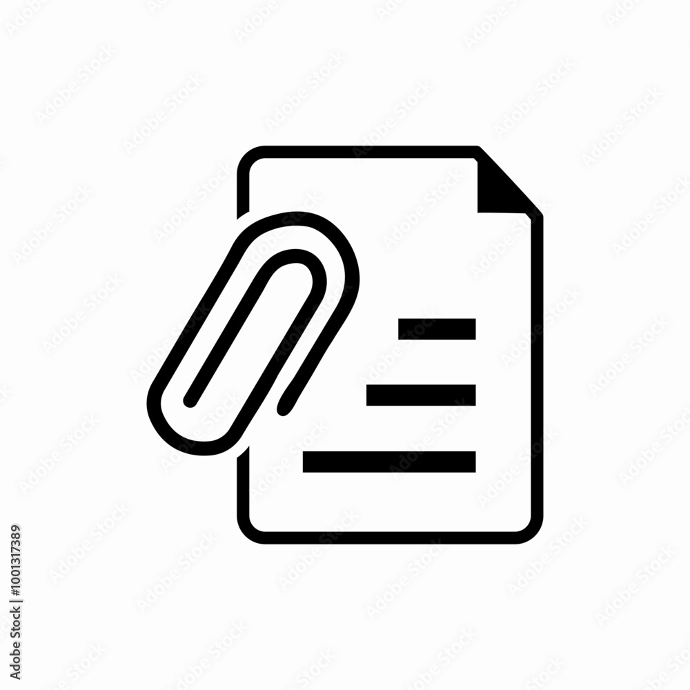 attached file icon sign vector attached file icon sign vector