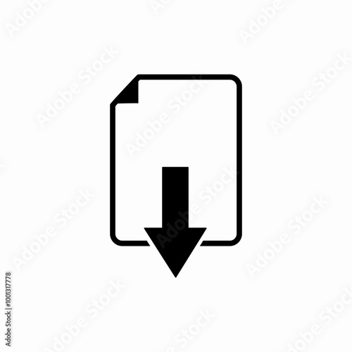 import file icon sign vector