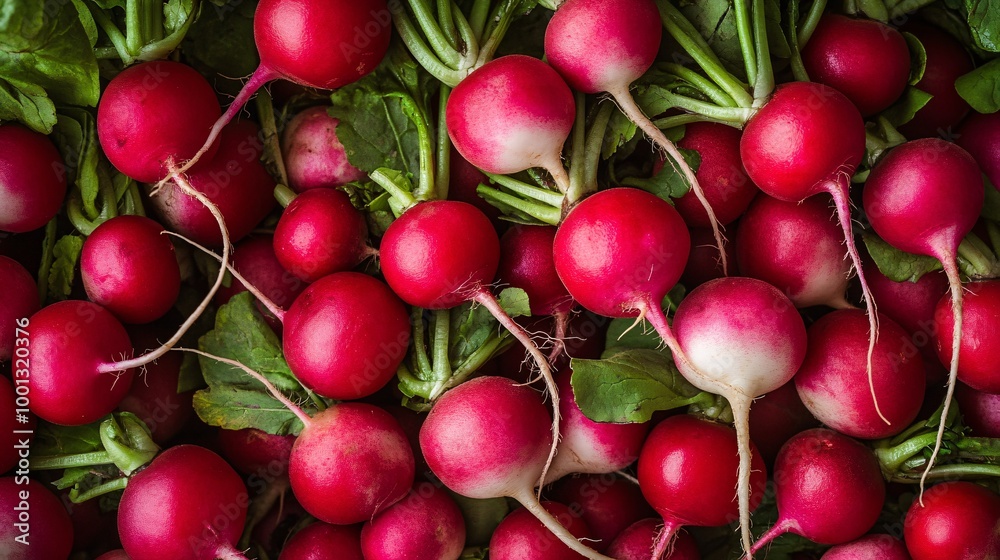 Fresh red radishes on a wooden background Fresh red radishes on a wooden background