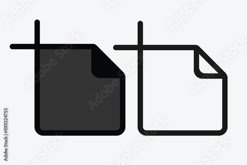 Artboard icon isolated in white and black colors. artboard outline vector icon from user interface collection. Artboard Tool Icon.