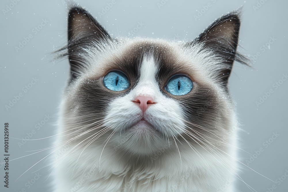 whimsical grumpy cat with an expressive face against a plain white background the contrast of the cats attitude and the simplicity of the setting creates a humorous and relatable image whimsical grumpy cat with an expressive face against a plain white background the contrast of the cats attitude and the simplicity of the setting creates a humorous and relatable image