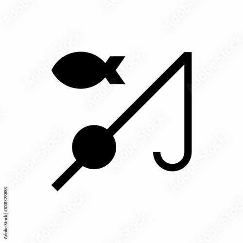 fishing tool icon sign vector
