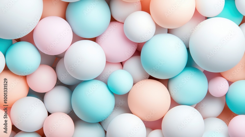 Vibrant Colorful 3D Spheres Background Pattern Vibrant Colorful 3D Spheres Background Pattern