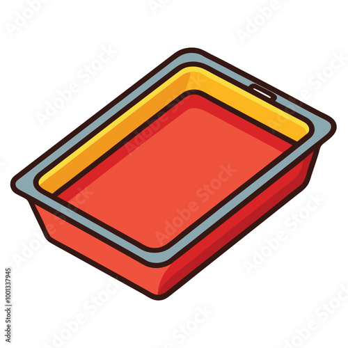 Baking Sheet vector illustration