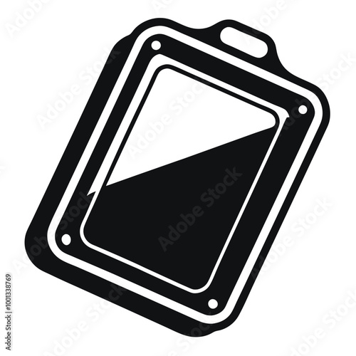 Baking Sheet vector silhouette