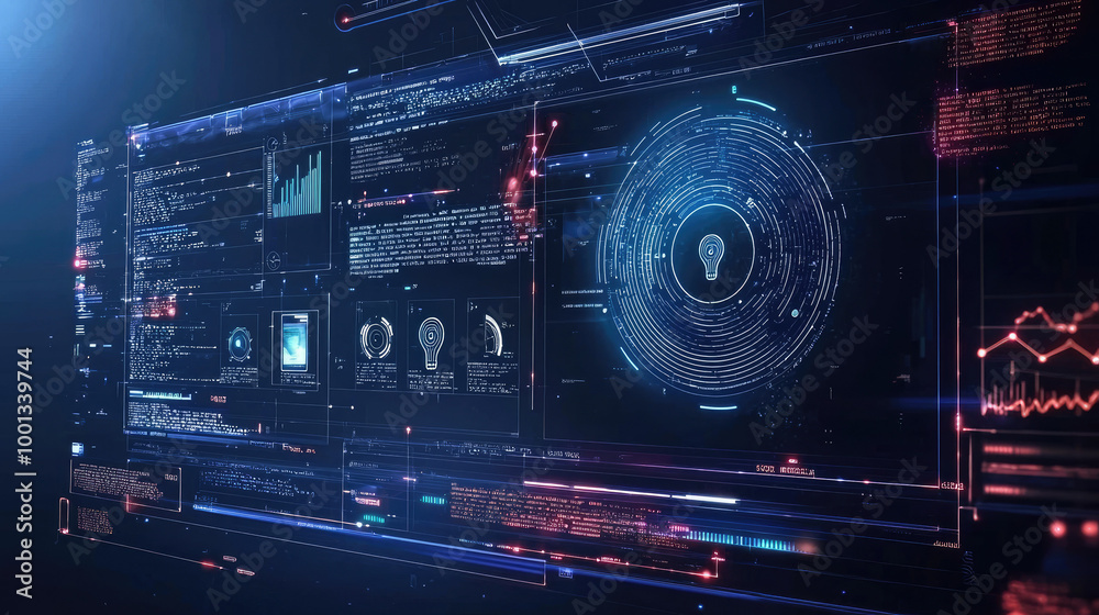 Fototapeta premium Technology Background 