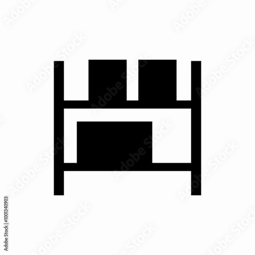 rack corner icon sign vector